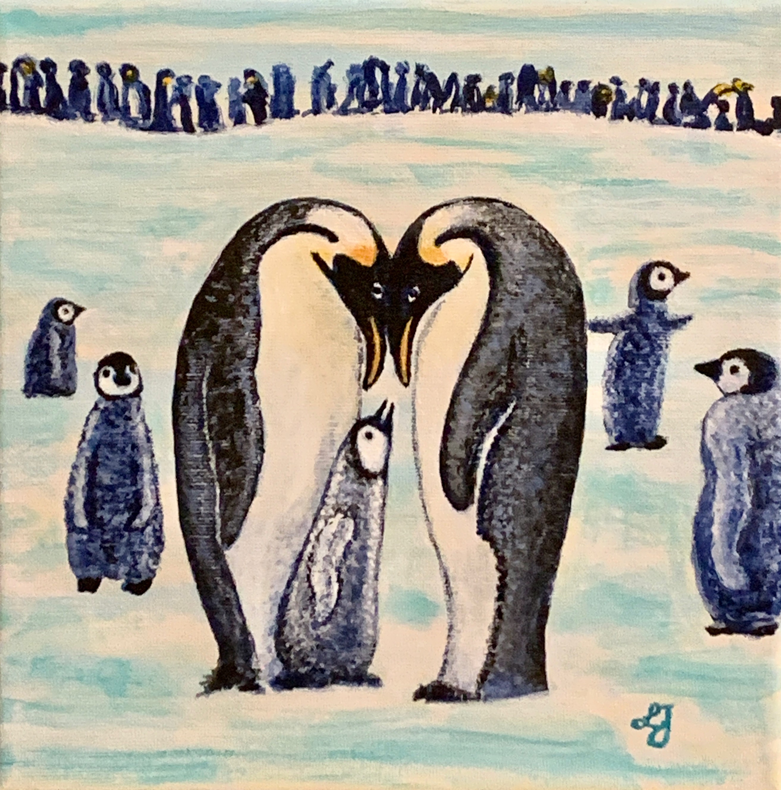 3. Kejserpingviner På Antarktis.